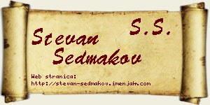 Stevan Sedmakov vizit kartica